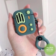 [Free strap included] airpod 1 2 Case for Airpods i11 i12 i18 i100 wireless headphones... Radio