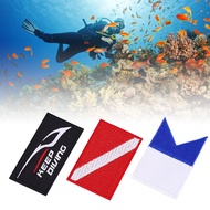 torachel1-PH tomvorks 3PCS Diving Flag Patch Embroidered Diver Badge  DIY Accessories for Backpack H