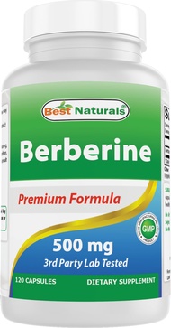 Berberine 500mg 120 Capsules - Supports Immune Function, Cardiovascular & Gastrointestinal Function