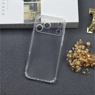 R - Anti Crack Softcase Clear iphone 17 17 17AIR 17PRO 17PROMAX Anticrack Thick Transparent Clear Si