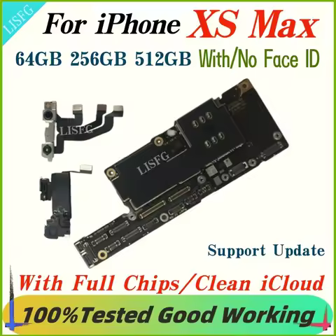 100% Tested Complete Power on For iPhone X/XR/XS/XS Max Motherboard With/No Face ID Clean iCloud Sup