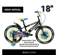 SEPEDA ANAK BMX MICHEL UKURAN 18 INCH USIA 6 7 8 TAHUN SEPEDA ANAK LAKI-LAKI