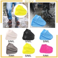 [Perfk] Waterproof Silicone Shoes Cover, Rubber Rain Shoe Cover, Reusable Overshoes Galoshes Non Slip Soft Shoe Protectors for Women Men Kids