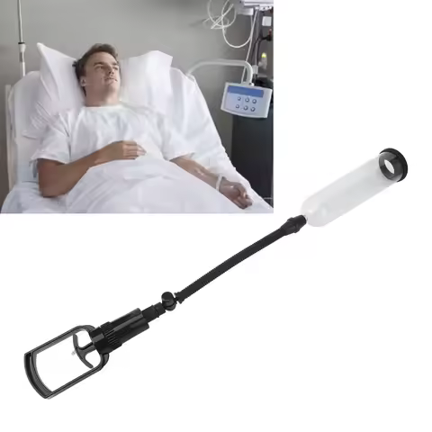 1pcs Men Vacuum Pump Trainer Manual Treatment Device Manual Air Pump Exerciser brace supports