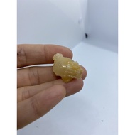 D2404 Natural Crystal/Full Rabbit Fur Three-Dimensional Dragon Turtle Weight: 8g Size: Body Length 2