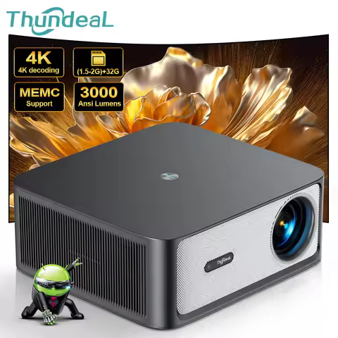 ThundeaL TD98Pro 1080P Full HD Projector 4K Android WiFi Projetor Auto Focus TD98 Pro 3D Smart Home 