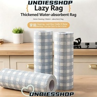 UNDIESSHOP 1Roll/400Sheets Disposable Lazy Cleaning Rags, Non-woven Fabric Degreased One-Time Dishcl