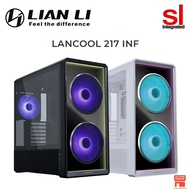 Lian Li LANCOOL 217 INF Mid-Tower ATX PC Case -Black/White