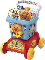 【預購】日本｜麵包超人：購物車！遊戲玩具組（‎33﹒5x29x44﹒7cm）。