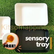 Sensory tray play tray / montessori sensory play tray
