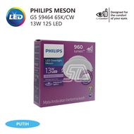 PUTIH Philips 59464 Meson G5 125 13w 65K White Round LED Downlight