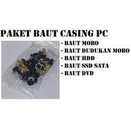 PC screw computer casing package bolt set for PC assembly