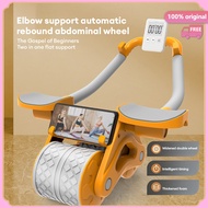 Abs Roller Abdominal Wheel Elbow Support Automatic Rebound Roller Wheel Mutes Abdominal plank roller Equipment 健腹轮