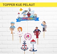 Topper PELAUT / Topper Kue Sailor Pelaut