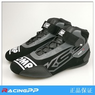 OMP KS-3Go-Kart Racing Shoes with Velcro Laces and Suede Leather