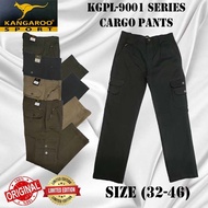 [ KANGAROO ] CARGO PANTS STRAIGHT CUT COTTON HIGH QUALITY / SELUAR CARGO KGPL-9001 SERIES