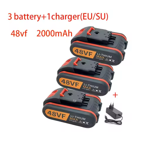 48VF.98VF 21V 2000mAh 3000mAh 100% New Universal Rechargeable Battery for Power Tools Electric Screw