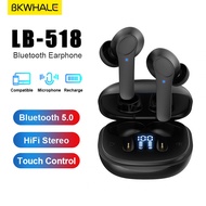 ♥ SFREE Shipping ♥ Newly launched BKWHALE Bluetooth Earphones LB-518 Wireless Headset In-ear Bluetooth 5.0 Headphone HiFi Stereo Sports Earphones