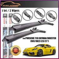 Porsche 718 Cayman / Boxster [981/982] Year 2012+ Windshield Wiper BOSCH Aerotwin Plus Set (21/23")