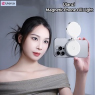 Ulanzi Magnetic Mobile Phone Fill Light Magsafe Magnetic Panda Light LM19 Three-Color Fill Light Mob