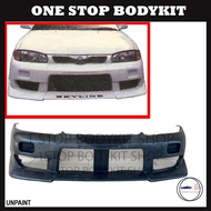 PROTON WIRA / SATRIA FRONT BUMPER (SKYLINE) POLYURETHANE (PU) SKIRT LIP BODYKIT