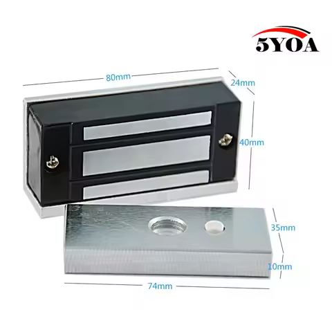 12V Electronic Drawer Lock Electric Magnetic Cabinet Door Locks 60kg 100lbs Holding Force Electromag