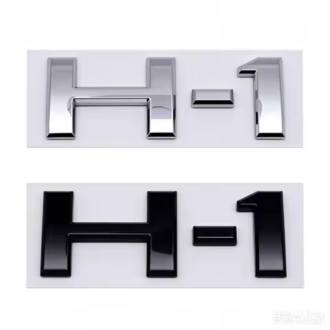 H-1 labeling is suitable for hyundai Huiyi H1 rear lettering tailgate logo, body H English labeling,