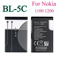 BL-5C Rechargeable Battery 600-1100mAh BL5C Lithium Cell for Nokia 1100 1200 1208 2300 2310 2600 623