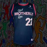 เสื้อบาสเกตบอล NBA Philadelphia 76ers ทีม ฟิลาเดเฟีย 76เซอร์ส #BK0240 รุ่น Joel Embiid #21 ไซส์ S-5XL