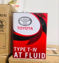 Toyota ATF T-IV 4L Auto Transmission Fluid Gear Oil Minyak GearBox Auto Toyota Camry Hilux Wish Vios