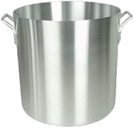 FSE ALSKSP010 Stock Pot, 80 qt, 19-1/4" Dia. x 17"H, 2-1/8" Riveted Handle, Aluminum, 4mm Thickness,