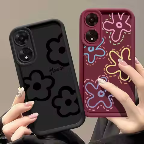 A78 Colorful Blooms Sky Eye Ladder Phone Case For OPPO A98 A96 A95 A94 A93 A92 A91 A83 A79 A77 A76 A