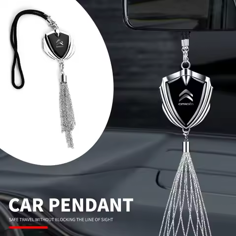 Car Logo Personality Creative Auto Pendant Decoration For Citroen C1 C2 C3 C4 C5 C6 C8 C4L DS3 DS4 D