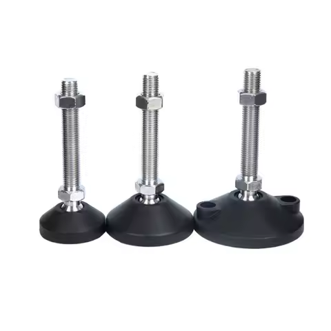 4pcs M8/M10/M12 Furniture Support Leg Non-skid Pad Adjustable Universal Office Warehouse Shelves Nyl