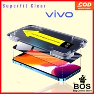 Tempered Glass Superfit Clear Full Cover Vivo Y19 Y72