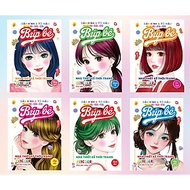 Sách - Bóc Dán Hình Sticker Trong Suốt & Tô Màu Búp Bê - Nhà Thiết Kế Thời Trang - Combo 6 Cuốn - Vi
