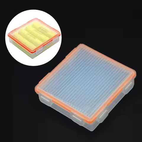8650 batteries Case Clear Battery Storage Box for 18650 CR123A for Travel Outdoor