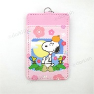 Peanuts Snoopy &amp; Woodstock Ezlink Card Holder with Keyring