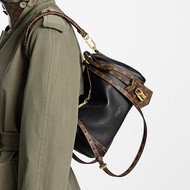 LV黑牛皮原花雙耳背帶波士頓肩側背包M26039