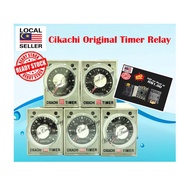 Cikachi AH3-3 time relay new feature timer relay time set range 6S-60m off delay timer relay