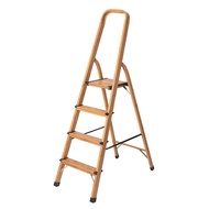 HomePro บันไดทรง A มีมือจับ HMD-AW4 4 ขั้น ลายไม้ แบรนด์ MATALL