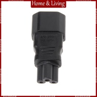 AOTO IEC 320 C14 3-Pin Male To C5 3-Pin Female Power Plug Converter Adapter