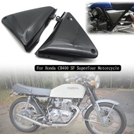 Carbon Fiber Motorcycle Side Panel Battery Side Faring Cover Cowl Fairing Trim Part For Honda CB400 