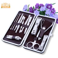 Making set Pieceg 12 Piece - press, cut HandPiece, earwax removal Stainless steel Nail Clipper - al0