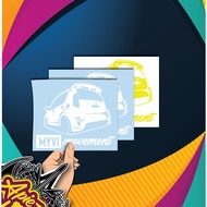 Sticker Myvi Movement /Sticker kereta/ Sticker Kenderaan/ Sticker Myvi