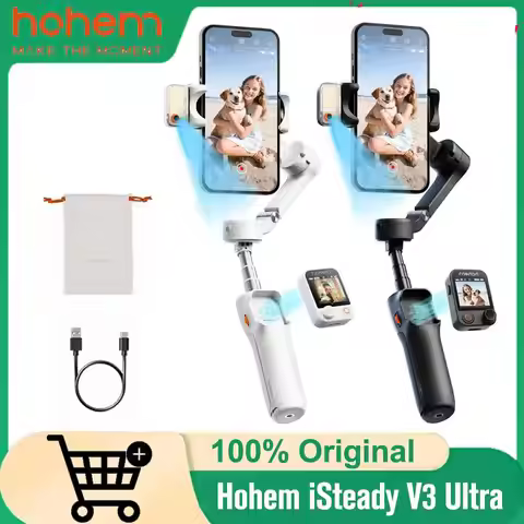 hohem isteady V3 Ultra Smartphone Stabilizer Ai Face Tracking 3-Axis Phone Gimbal Built-in Selfie St