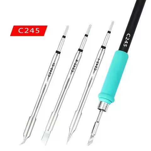 Universal C210 C245 C115 T12 Soldering Iron Tips Compatible soldering station T210 T245 T115 Handle 