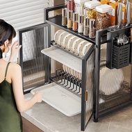 Kitchen Shelf Dish Drainer Storage Rack Dish Rack Multi-functional Cupboard Chopsticks Organiser