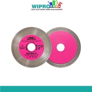 Wipro Diamond Wheel Thin Turbo Flower 2 in 1 DWTF-201 Size 4" - 105x1.4x20/ 10x20mm For Granite, Cer