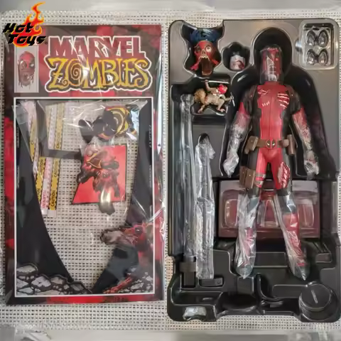 In Stock HOTTOYS HT 1/6 CMS06 Zombie Deadpool Action Figures Collectable Model Toys 12Inches Marvel 